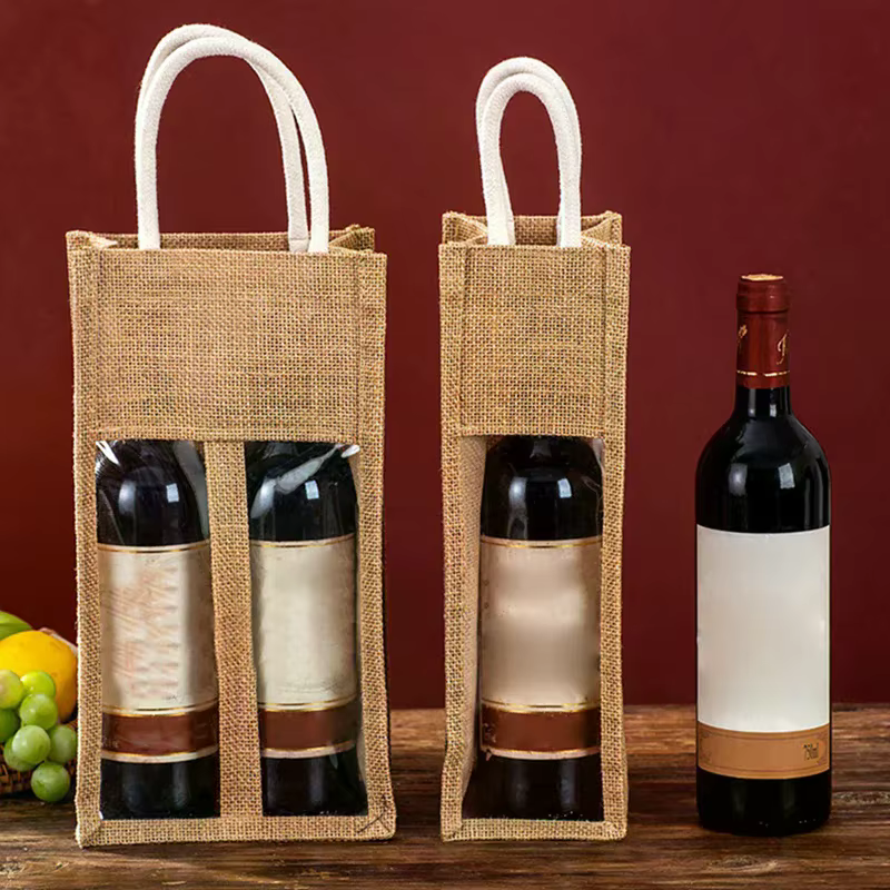 Sac à main de vin rouge