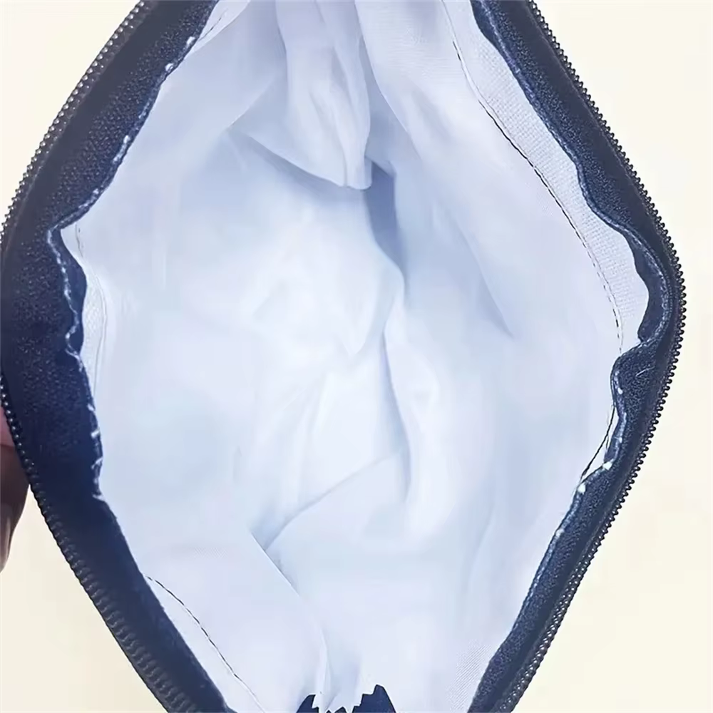 Sac à bandoulière en polyester avec ruban à cassette