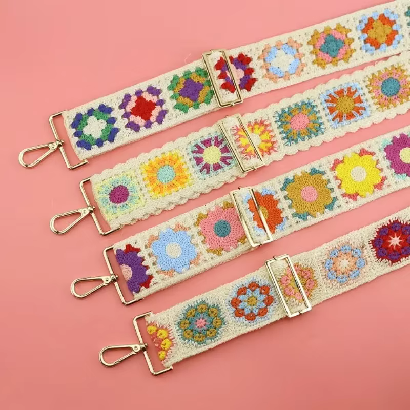 Main bricolage broderie Style Vintage bandoulière réglable