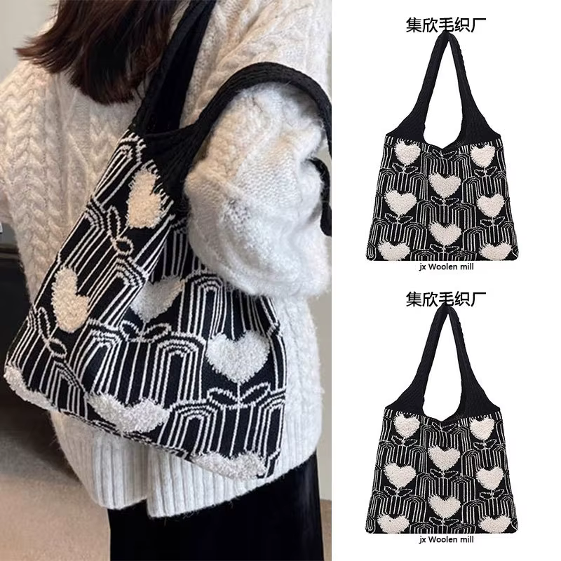 Sac fourre-tout en crochet pour femme