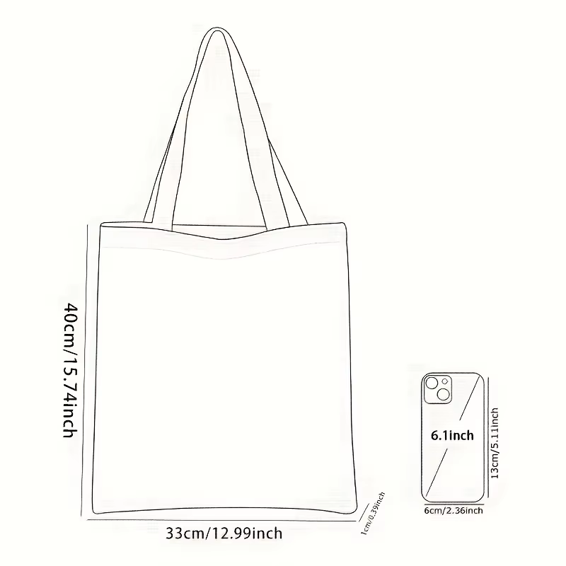 Sac à main décontracté imprimé tulipe