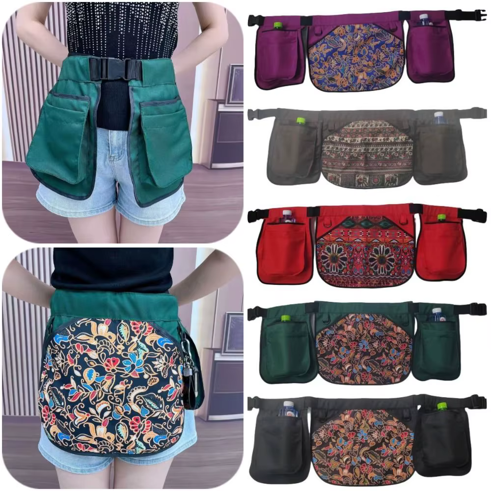 Sac banane portable à motif ethnique