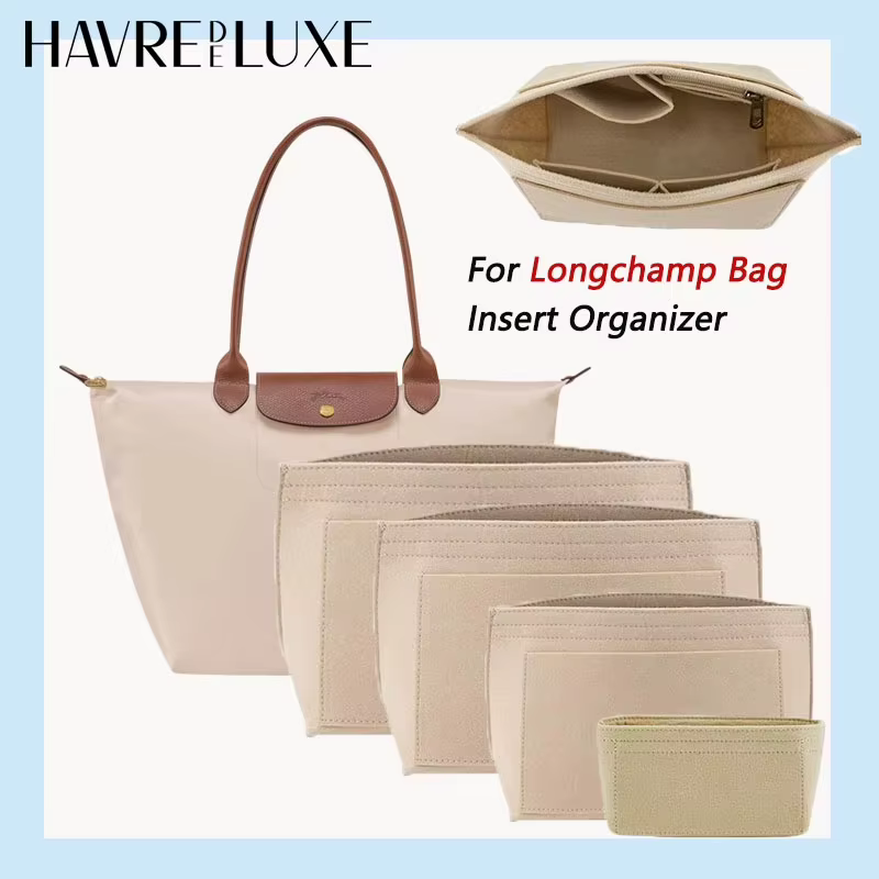 Insert organisateur de sac pour Longchamp, matériau en Nylon, ajustement Super solide, Support de sac à main, doublure de sacs, accessoires