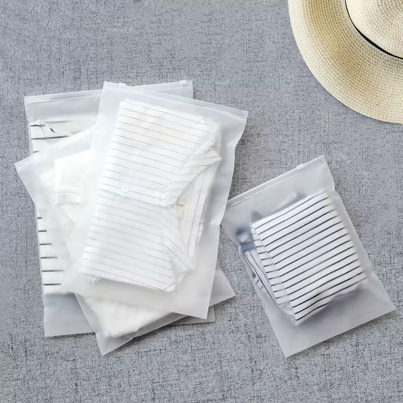 Sac en plastique transparent imperméable pour sous-vêtements et vêtements