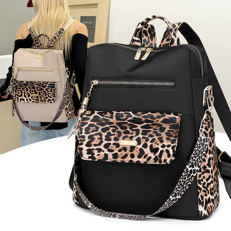 Sac à dos en nylon de grande capacité pour femmes