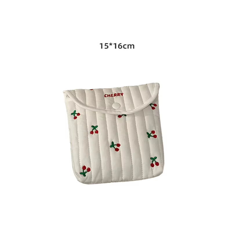 Sac de rangement portable mignon pour serviettes hygiéniques et tampons