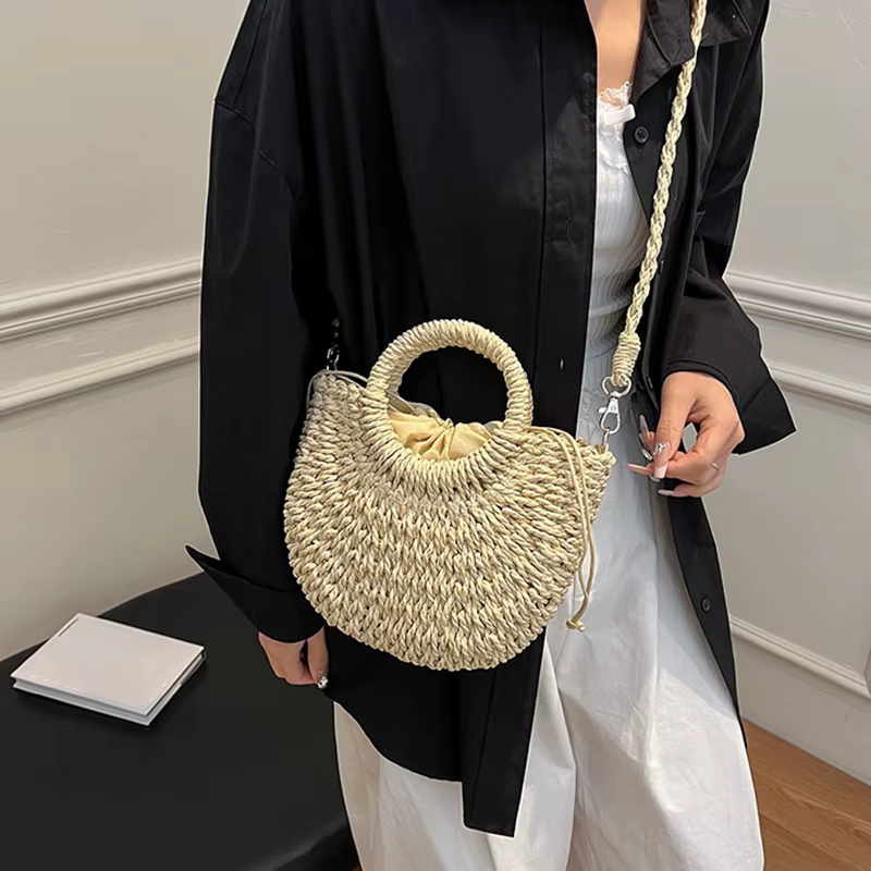 Sac à main en paille de Style bohème