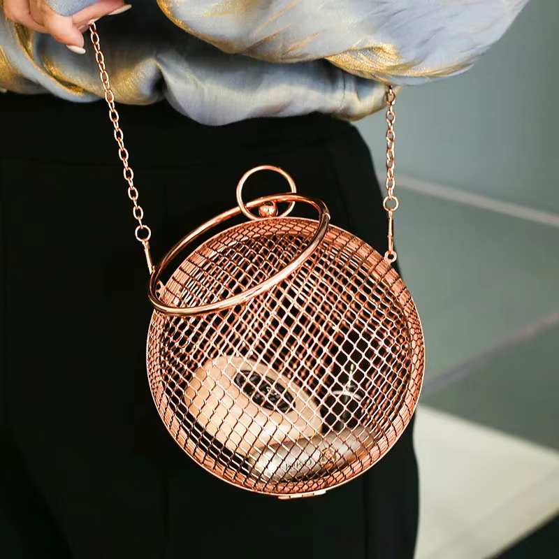 Sac à main en métal pour femme
