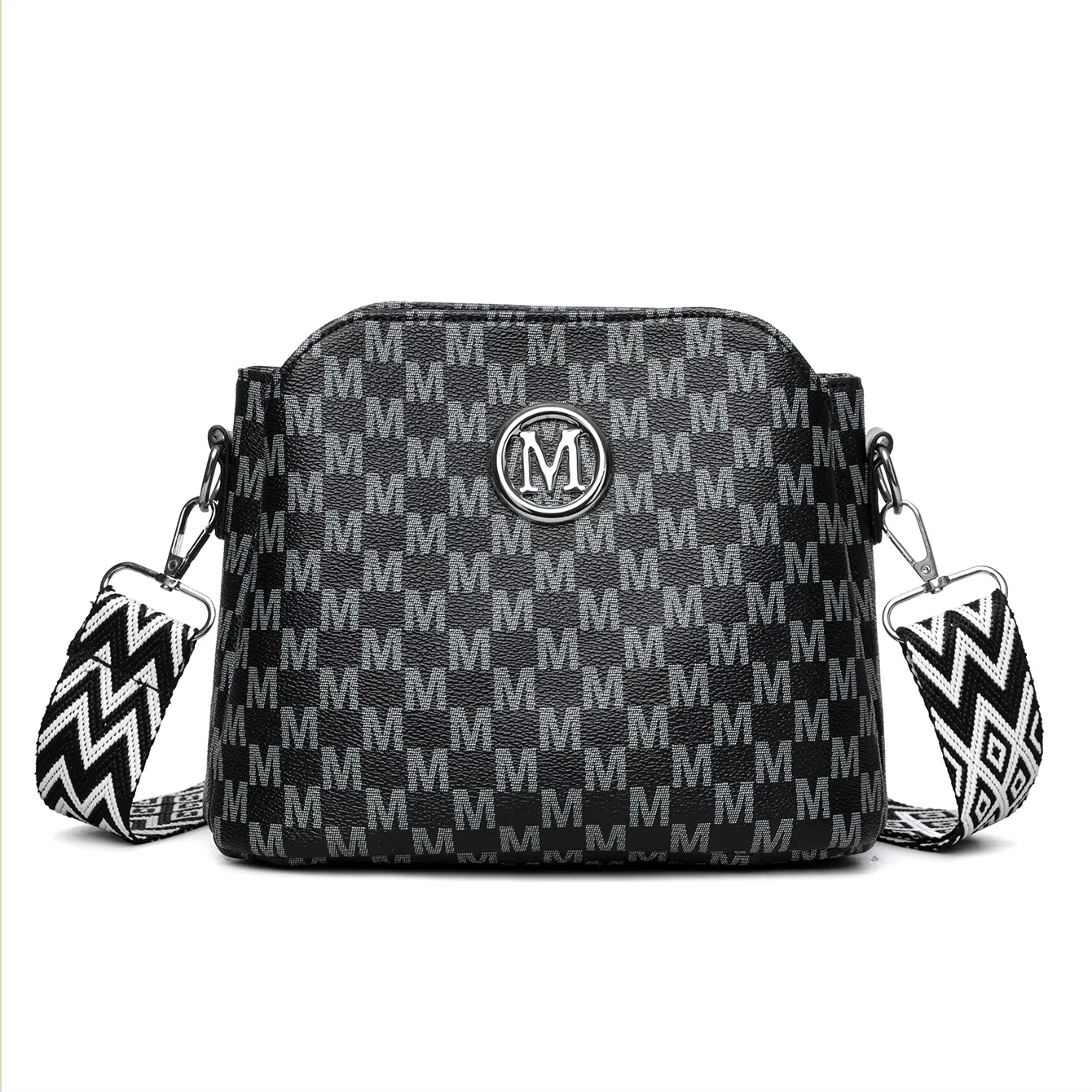 Sac à bandoulière en simili cuir synthétique pour femmes