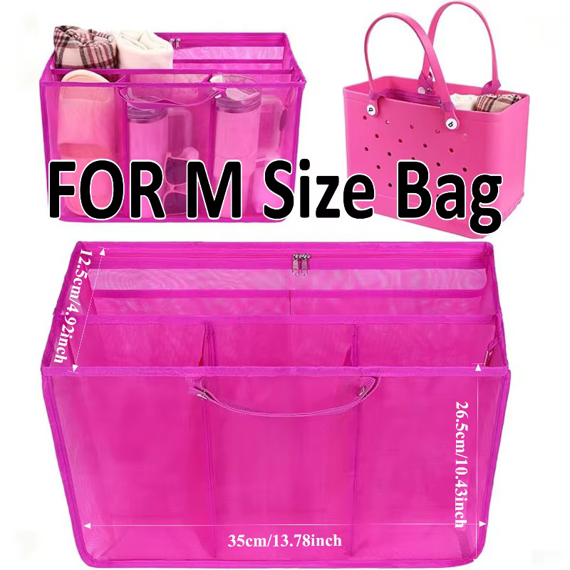 Organisateur de sac de plage compatible avec les sacs Bogg Bag taille M-L