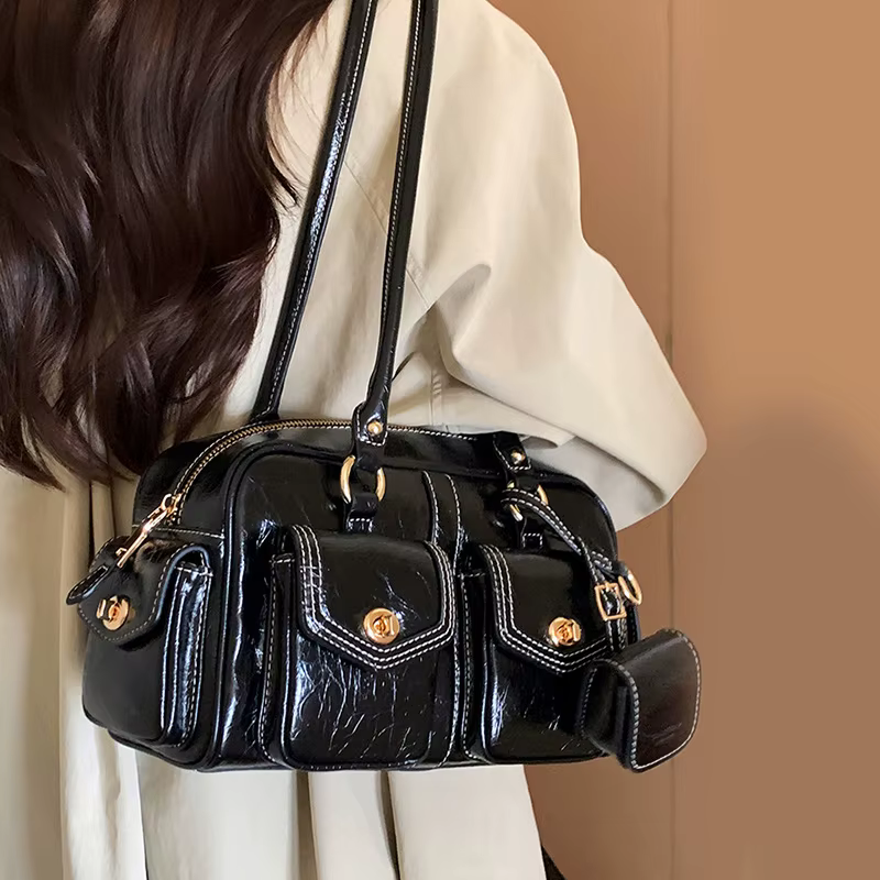 Sacs Boston de luxe, nouveaux sacs à main pour femmes