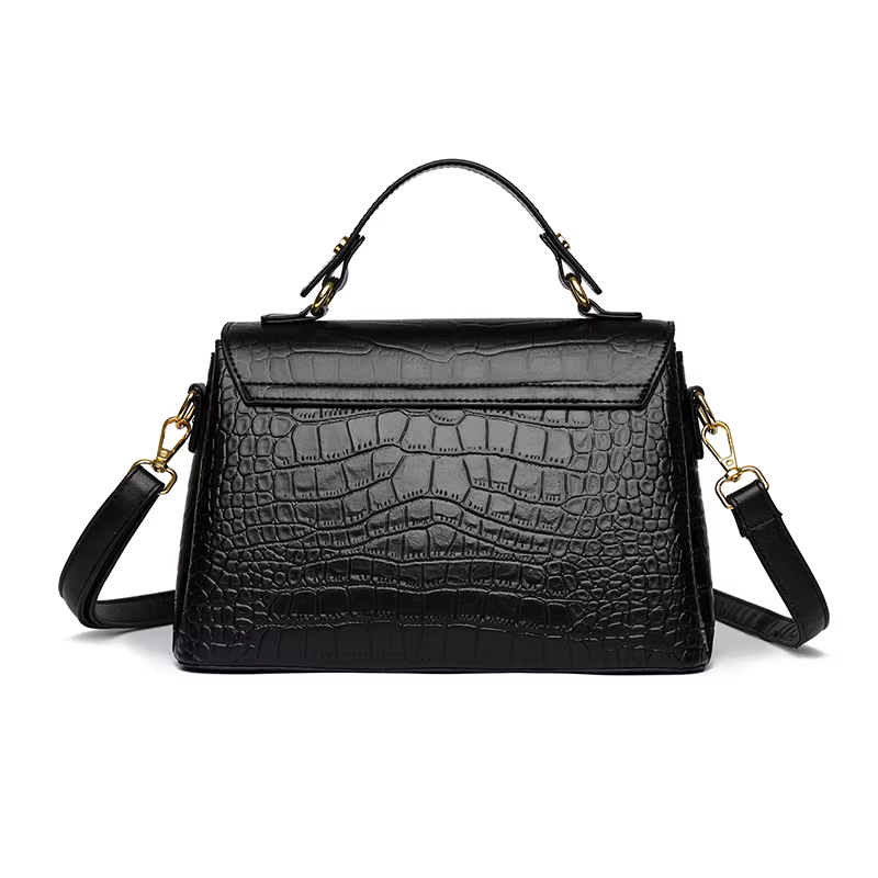 Sac à main de luxe en cuir de vache véritable pour femmes