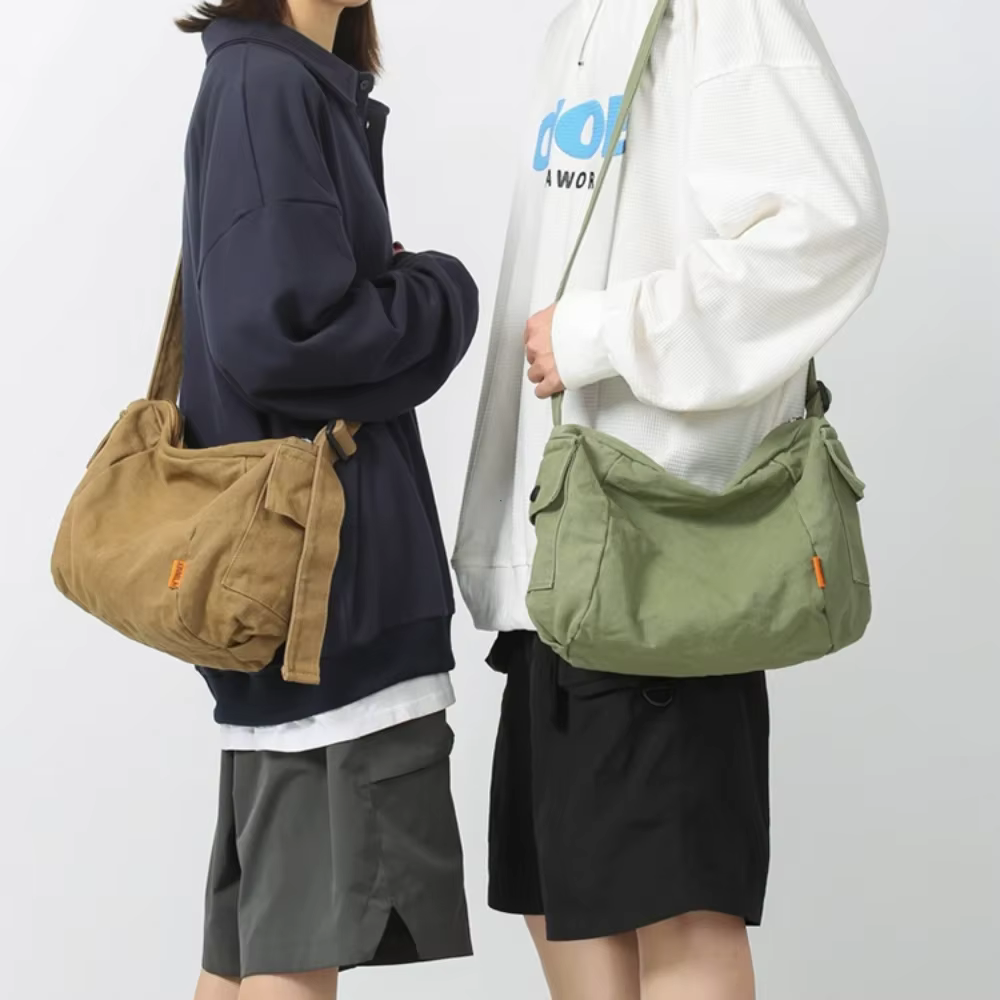 Hobo – sac à bandoulière en tissu toile pour femmes