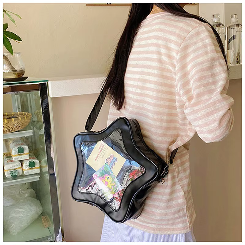 Mignon Kawaii Ita sac Original Anime étoile à cinq branches bidimensionnel sac à bandoulière rue mode Ulzzang sac