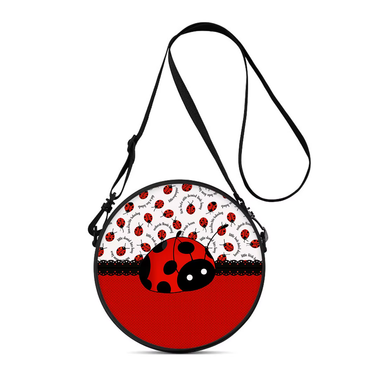 Sac à bandoulière rond Ladybug