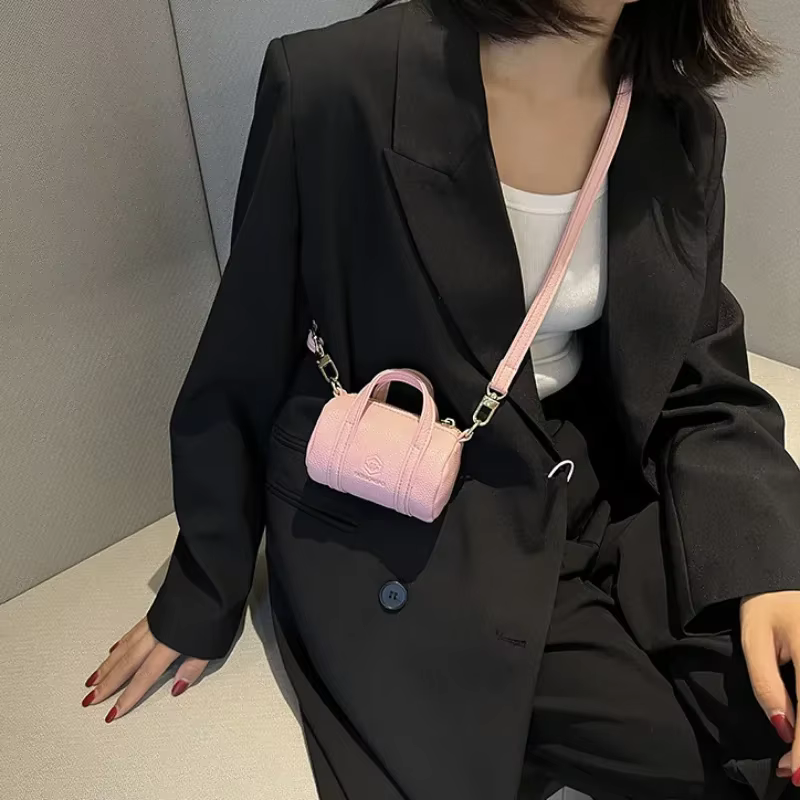 Mini sacs en cuir PU souple pour femmes
