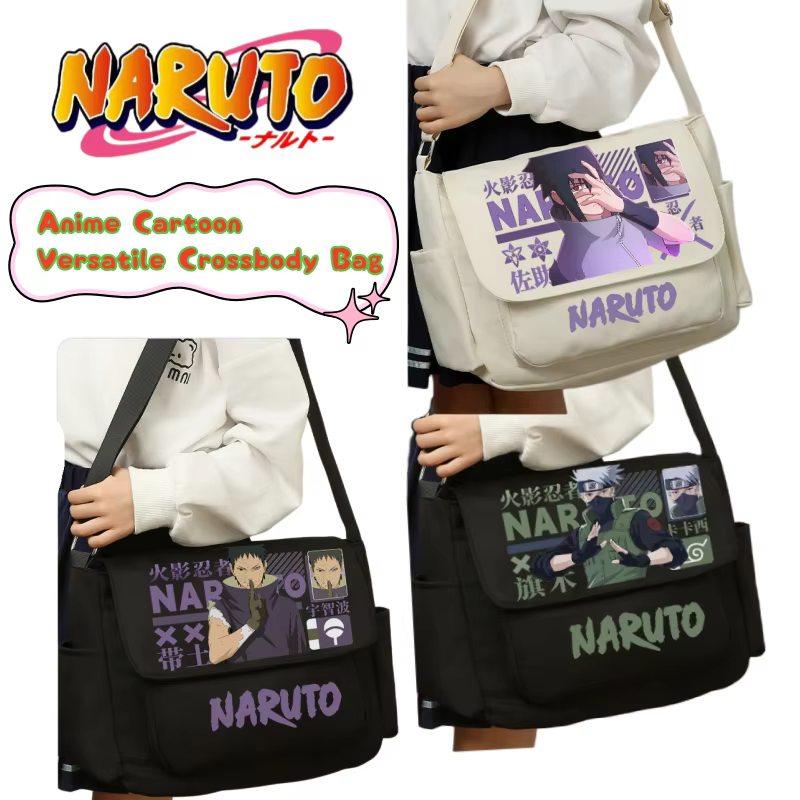 Nouveau sac à bandoulière NARUTO Uzumaki Naruto Uchiha Sasuke