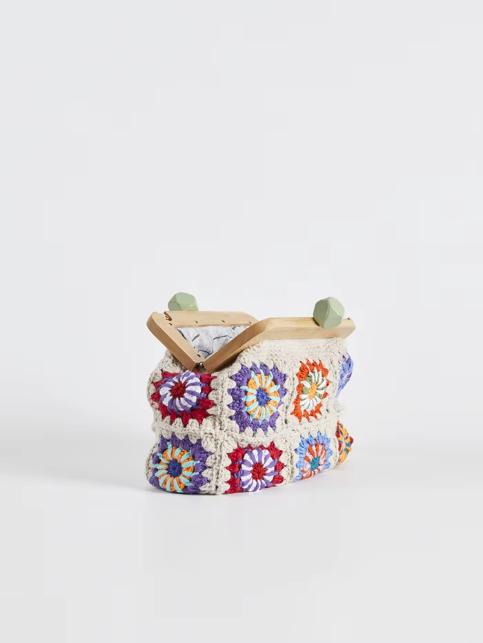 Pochette crochet granny pour femme