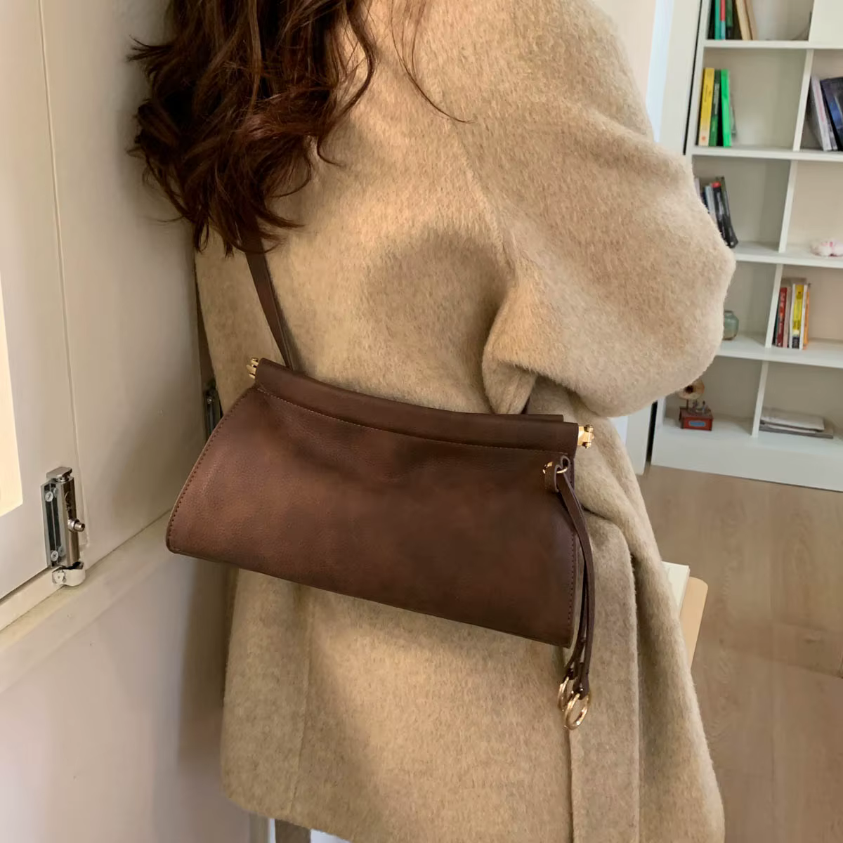 Sac à bandoulière en cuir pour femmes
