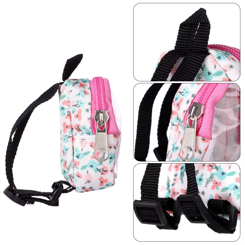 Mini sac en PVC 1/6, costume de poupée 15-20cm