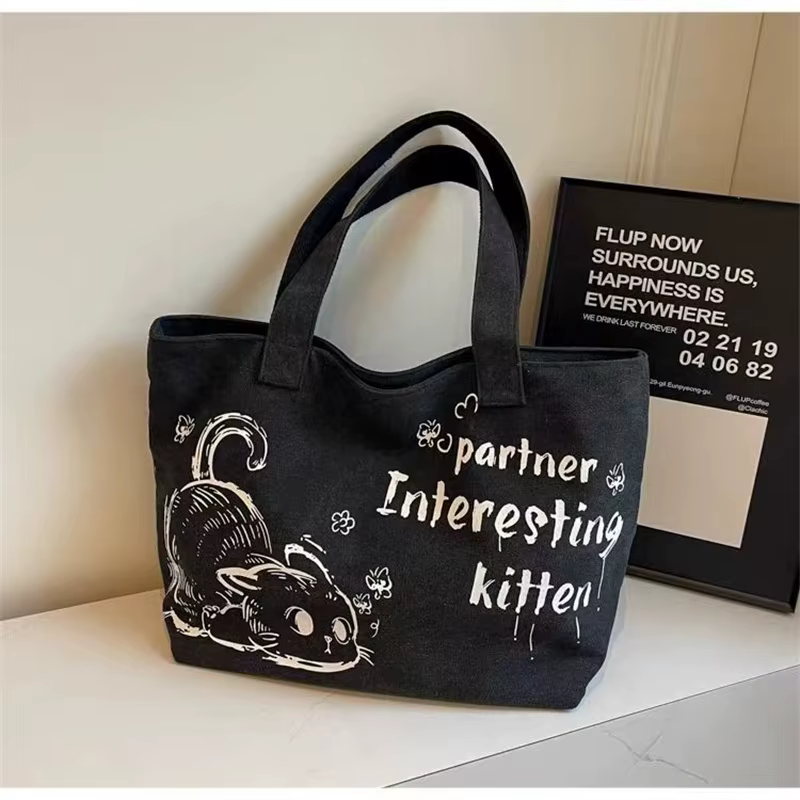 Sac fourre-tout en toile pour femme