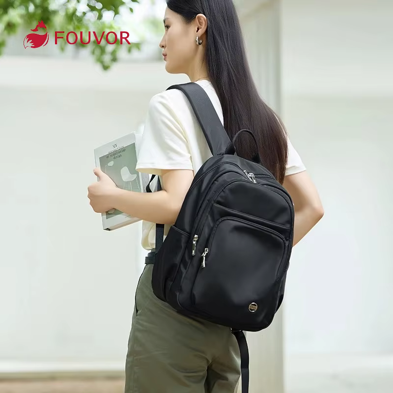 Fouvor avion cabine sac à dos sangles réglables grande capacité école sacs à dos ordinateur étanche décontracté