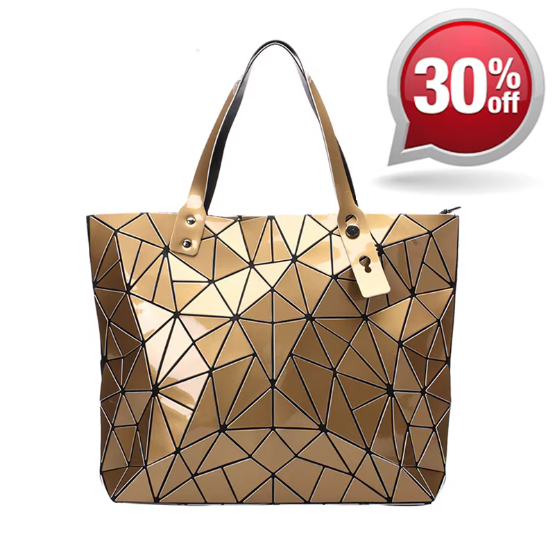Nouveaux sacs à main en or pour femmes 2026 été grand sac fourre-tout dames géométrique messager sac à bandoulière plage luxe concepteur argent