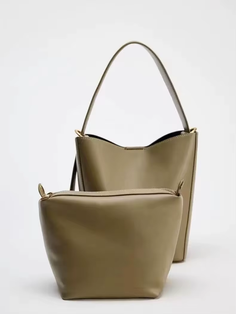 Sac à bandoulière tendance en forme de seau pour femme