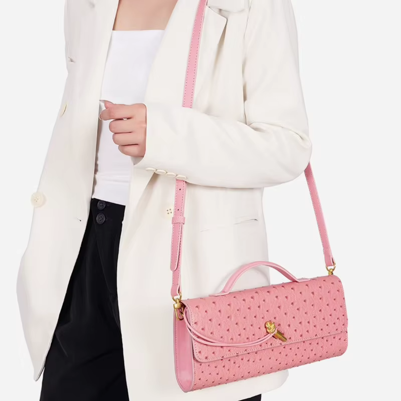 Sac bordeaux enveloppe rouge cerise