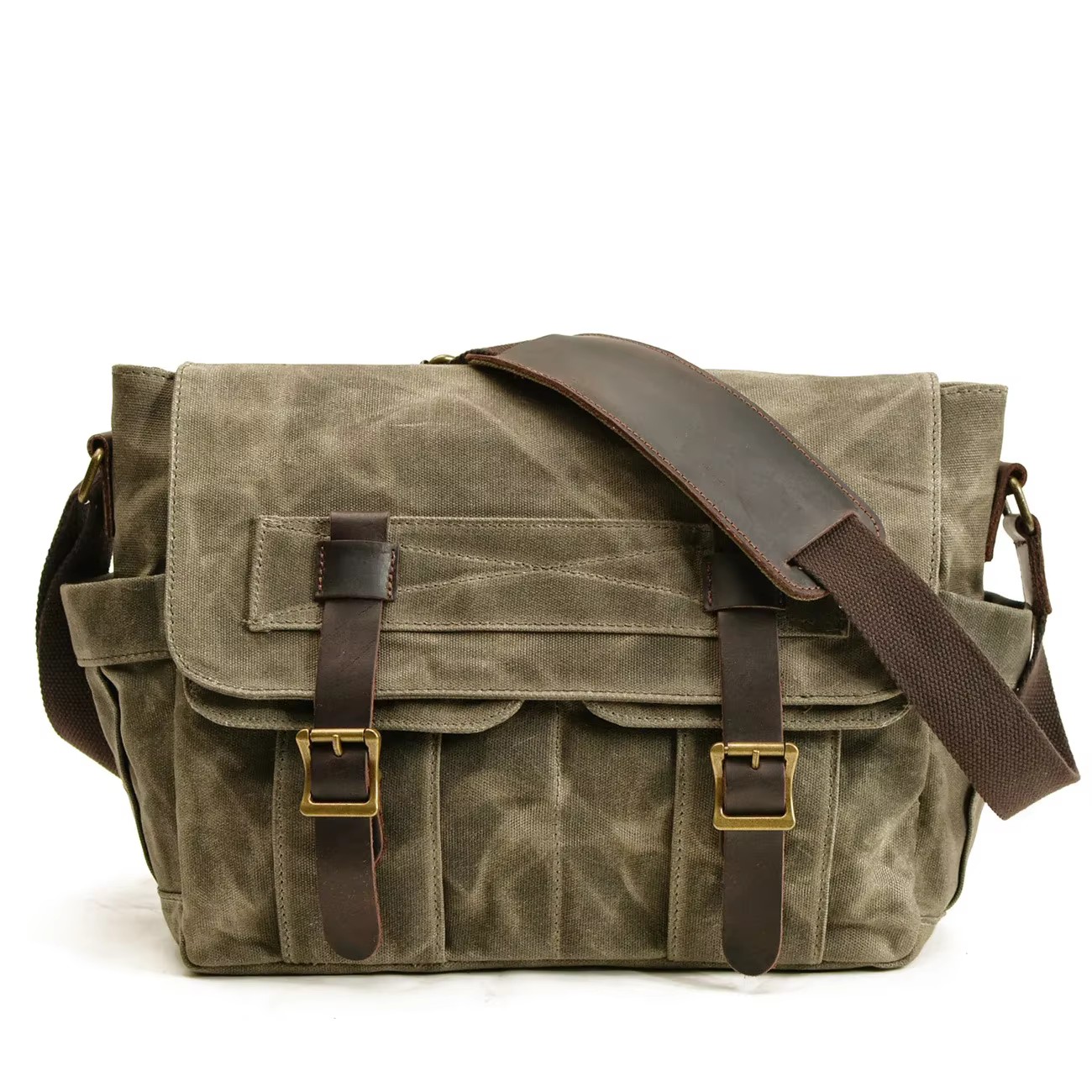 Sac Latéral de Moto Vintage en Toile Batik, Sacoche d'Extérieur pour Vélo