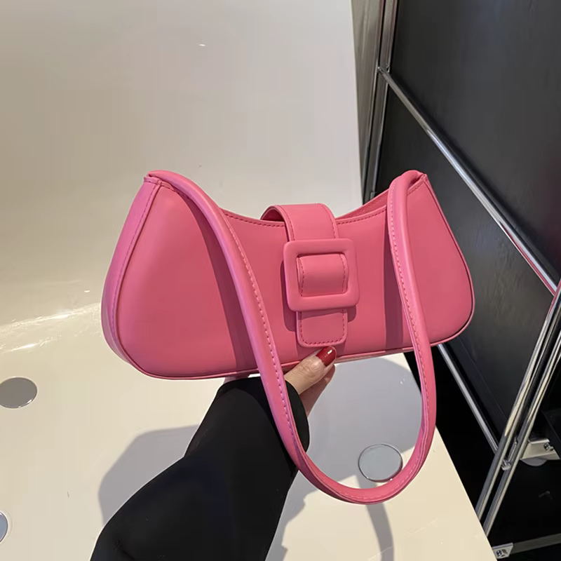 Sacs à main en cuir PU solide pour femmes