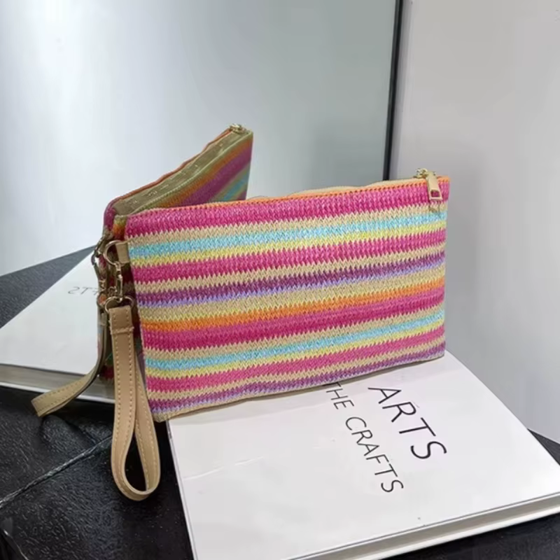 Sac à main vintage tissé à la main