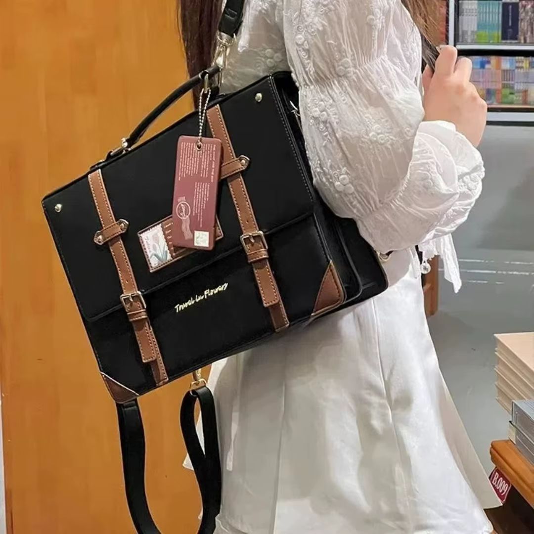 03/School-Sac Itabag de grande capacité pour fille