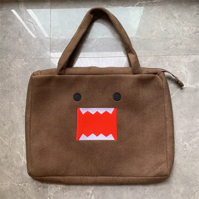 Domo Kun grand sac à main en peluche épaule Toto sacs pour femmes Anime Kawaii mignon