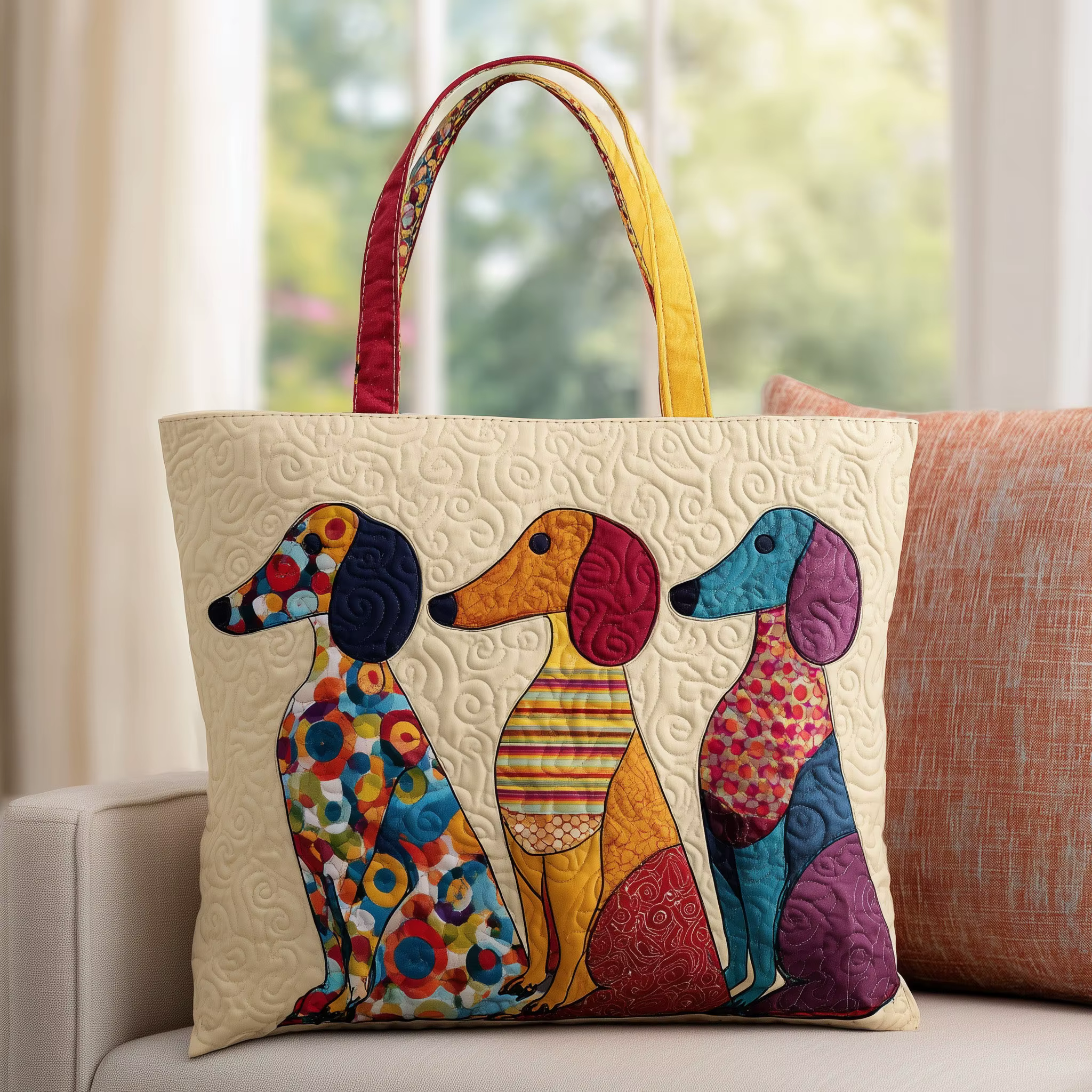 Sac fourre-tout matelassé imprimé en 3D