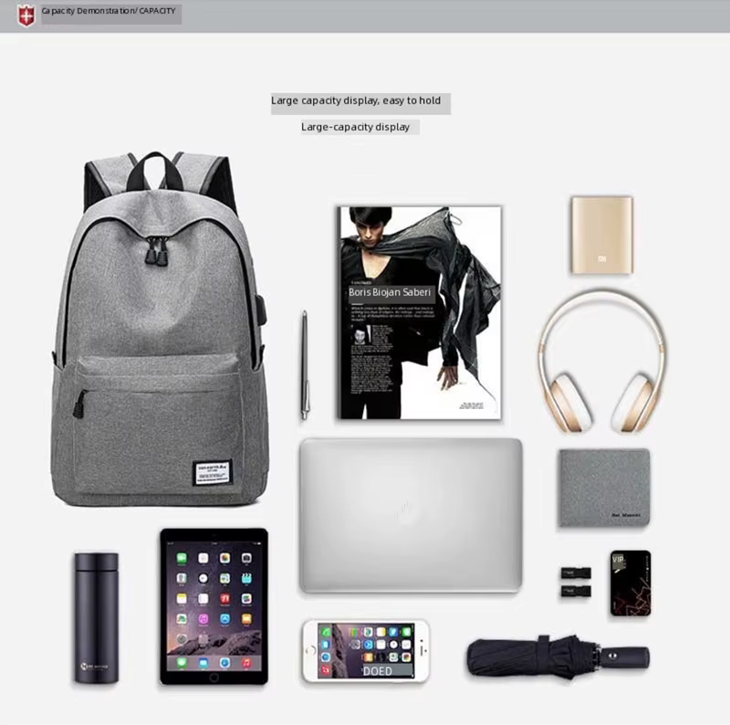 Sac à dos minimaliste tendance pour hommes et femmes
