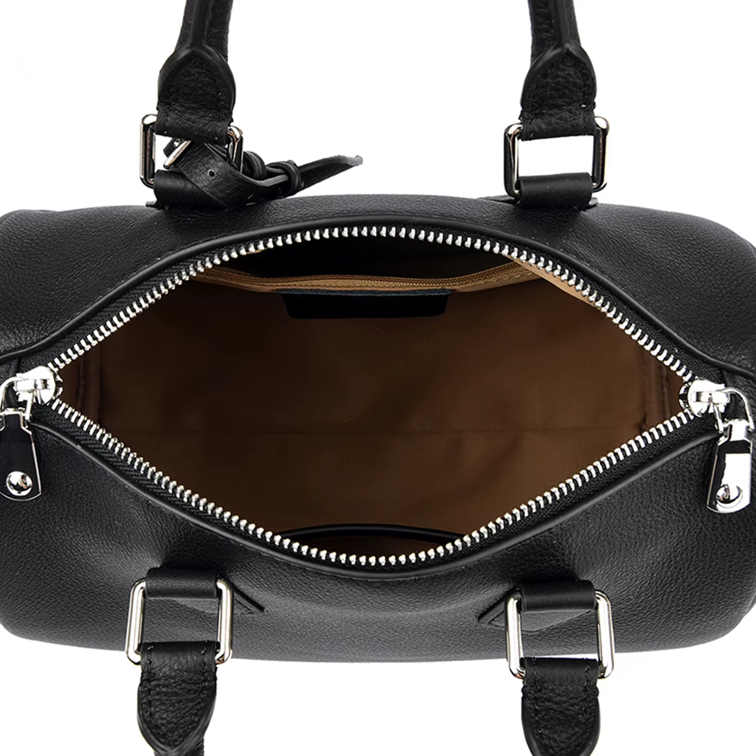 Sac Boston en cuir véritable grande capacité