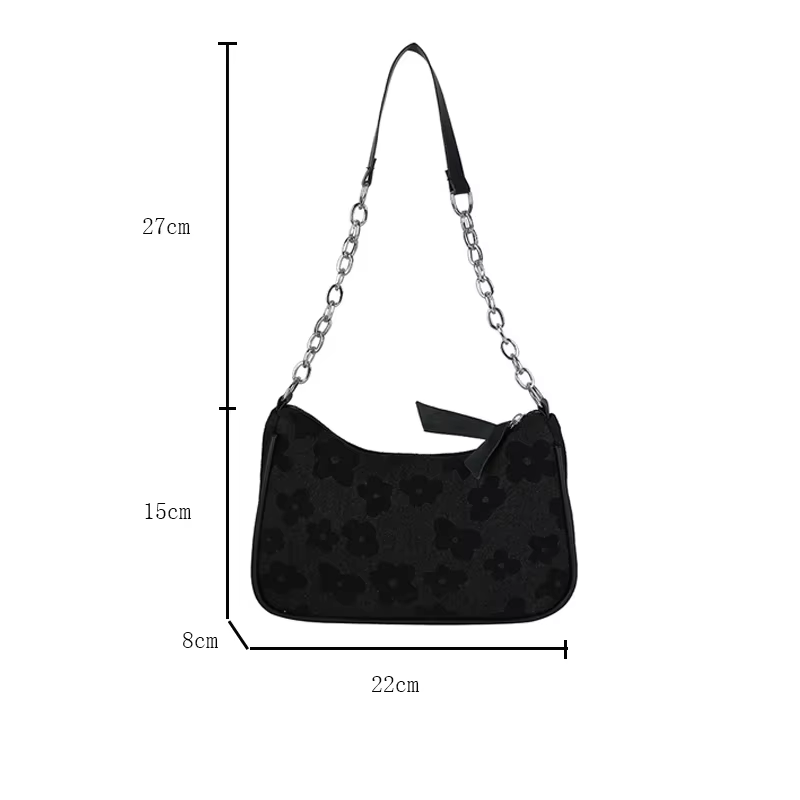 2025 nouvelle mode feutre sacs à bandoulière pour femmes petit sac sous les bras décontracté femme