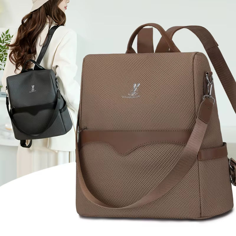 Sac à dos antivol multi-poches en Pu pour femmes