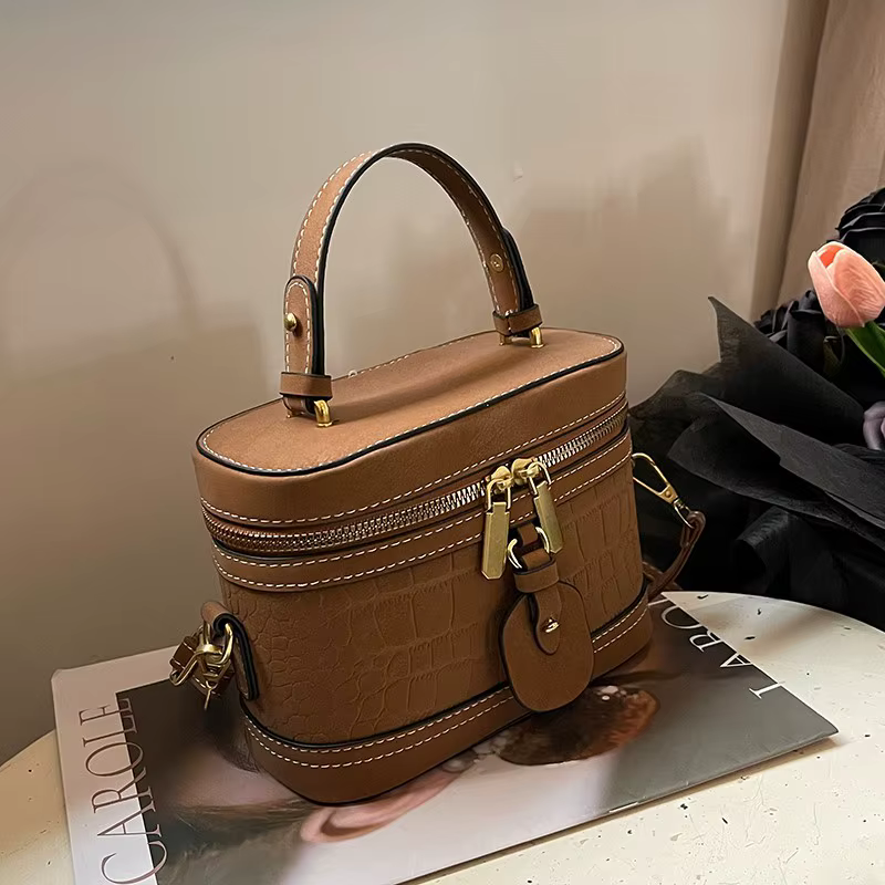 Sac à main polyvalent pour femme à motif pierre