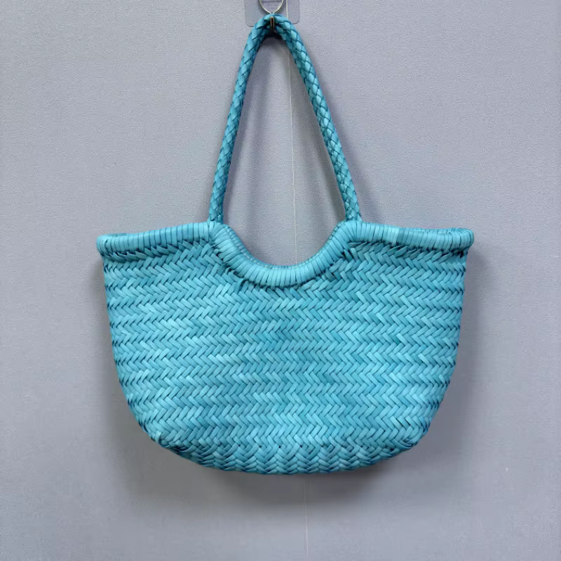 Sac panier à légumes tissé à la main français