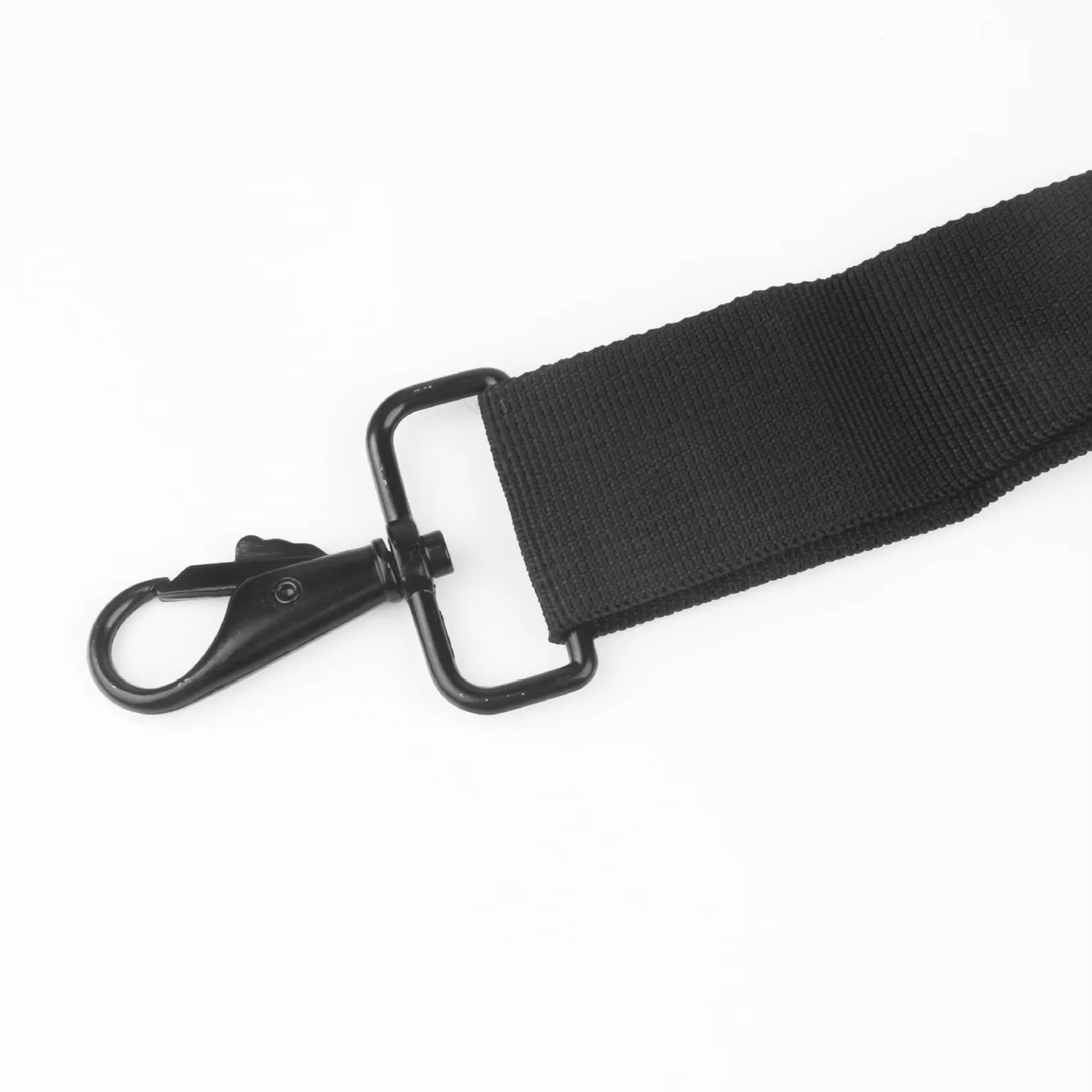 Sangle de sac à bandoulière réglable noire avec doubles crochets pour sac stabilisateur d'appareil photo d'ordinateur portable Canon Nikon