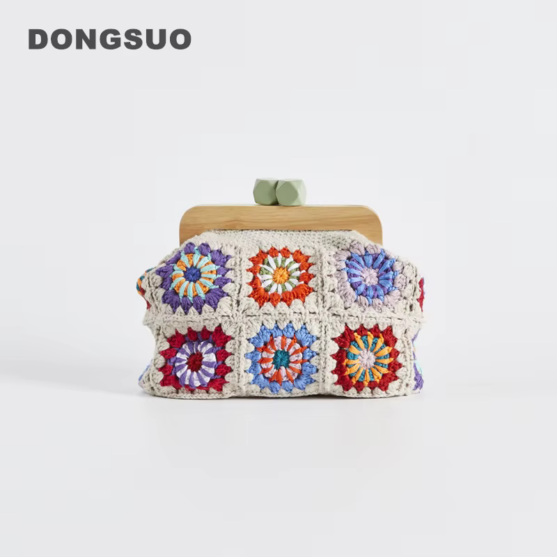 Pochette crochet granny pour femme