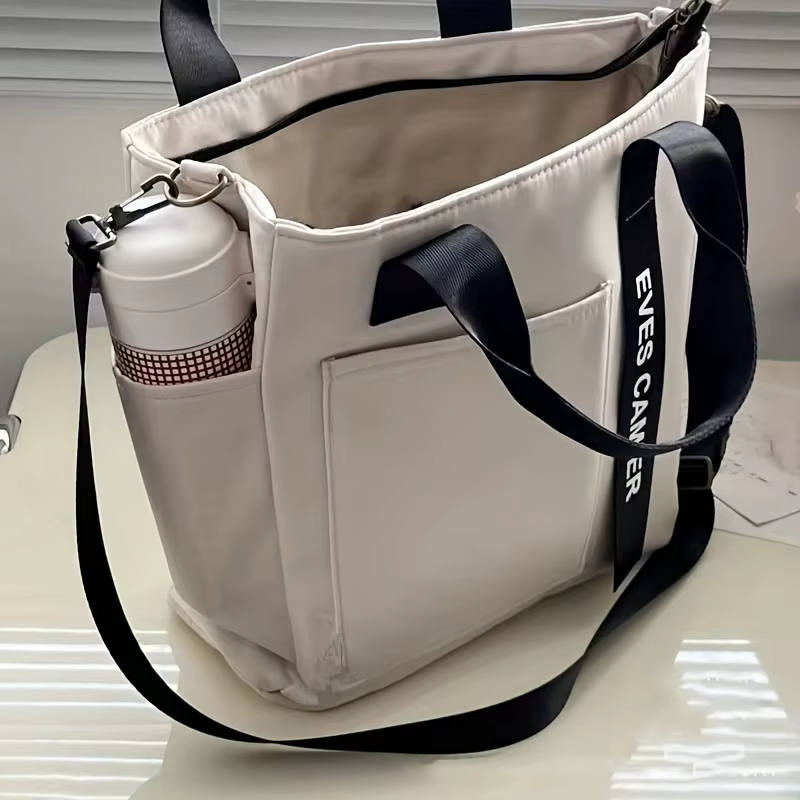 EVE's CAMER Sac à main multi-poches avec bandoulière réglable et fermeture éclair