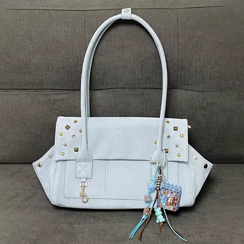 Sac à main vintage clouté pour femme