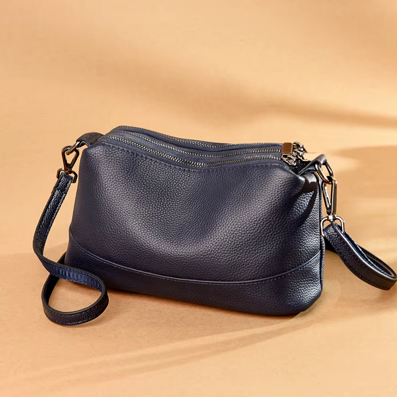 100% sacs à main en cuir véritable femmes