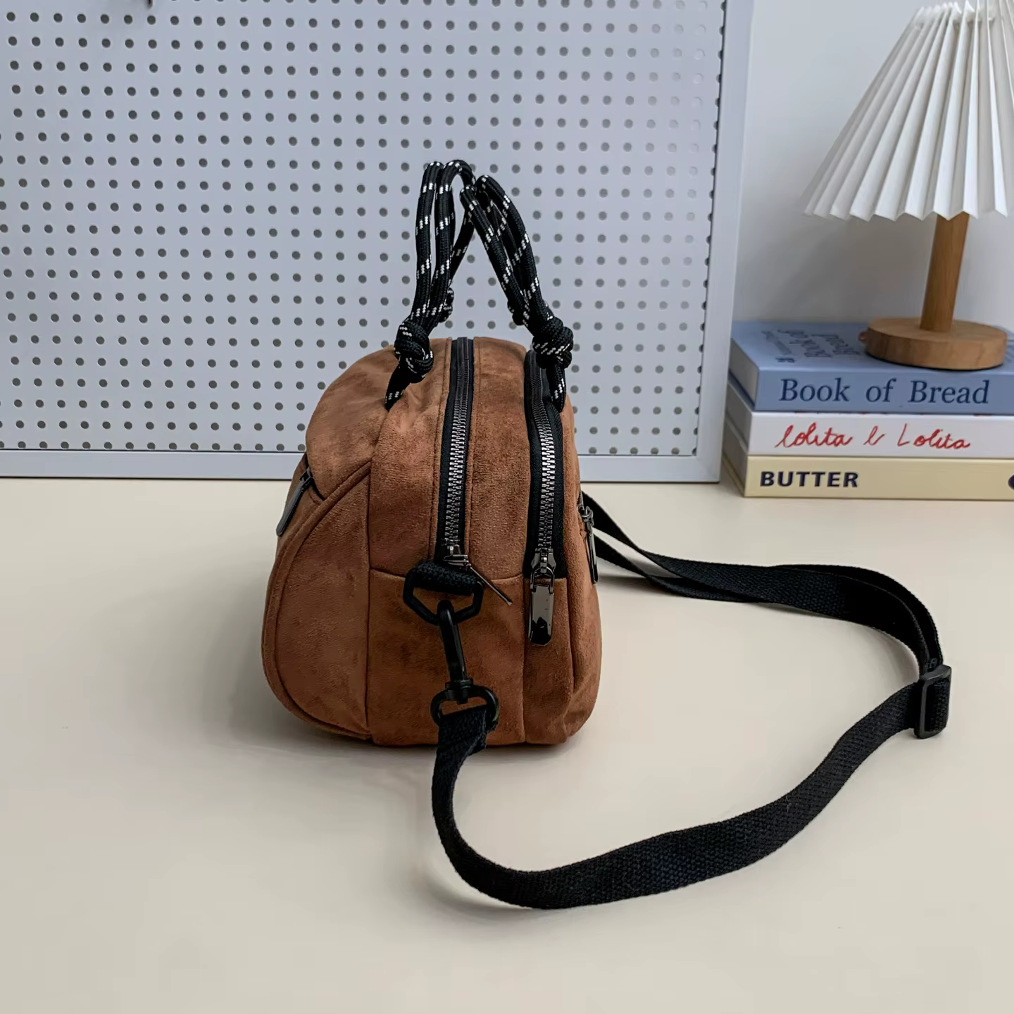 Sac fourre-tout multi-usage en daim pour femme