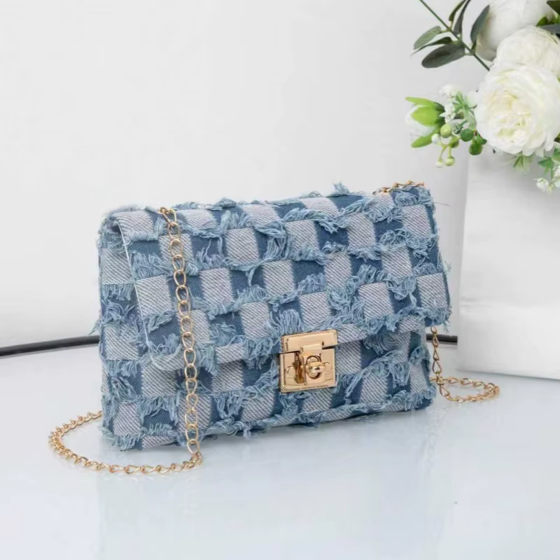 Femmes Denim sac à bandoulière décontracté polyvalent