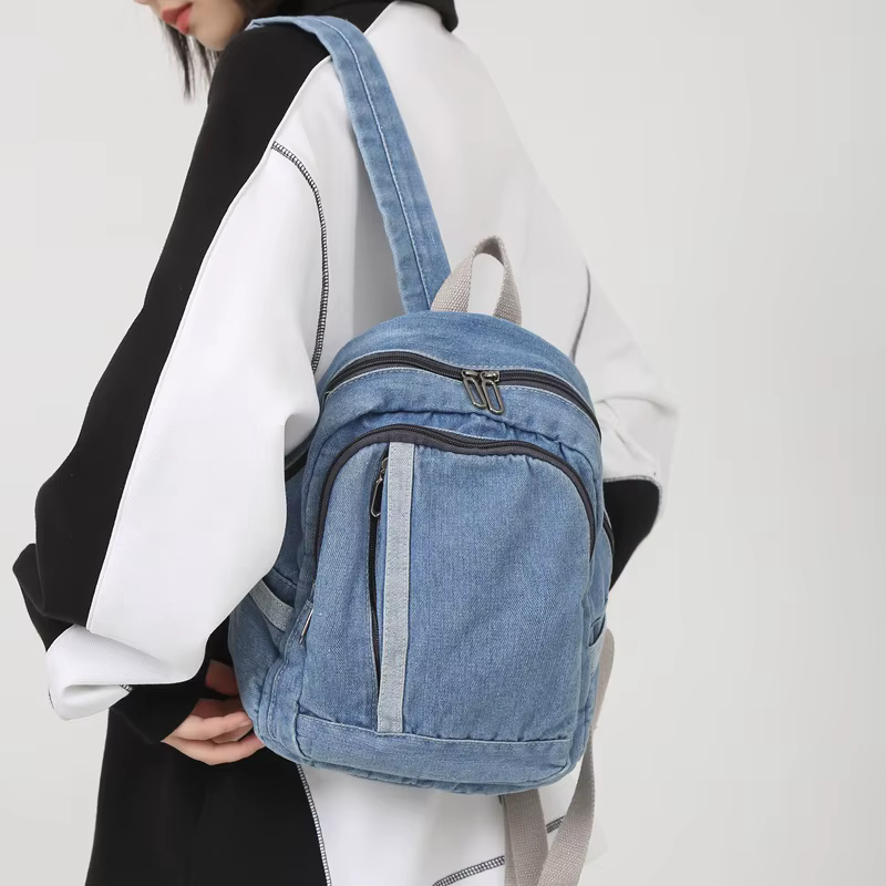 Sac à dos en Denim pour femmes et adolescentes