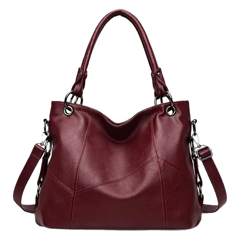 Sacs à main en cuir souple véritable pour femmes
